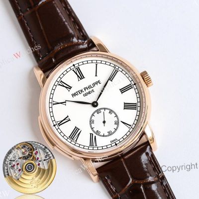 TW Factory Patek Philippe Complications White Face RG Case Roman Numerals Markers 40mm Cal.R 27 PS Movement Watch